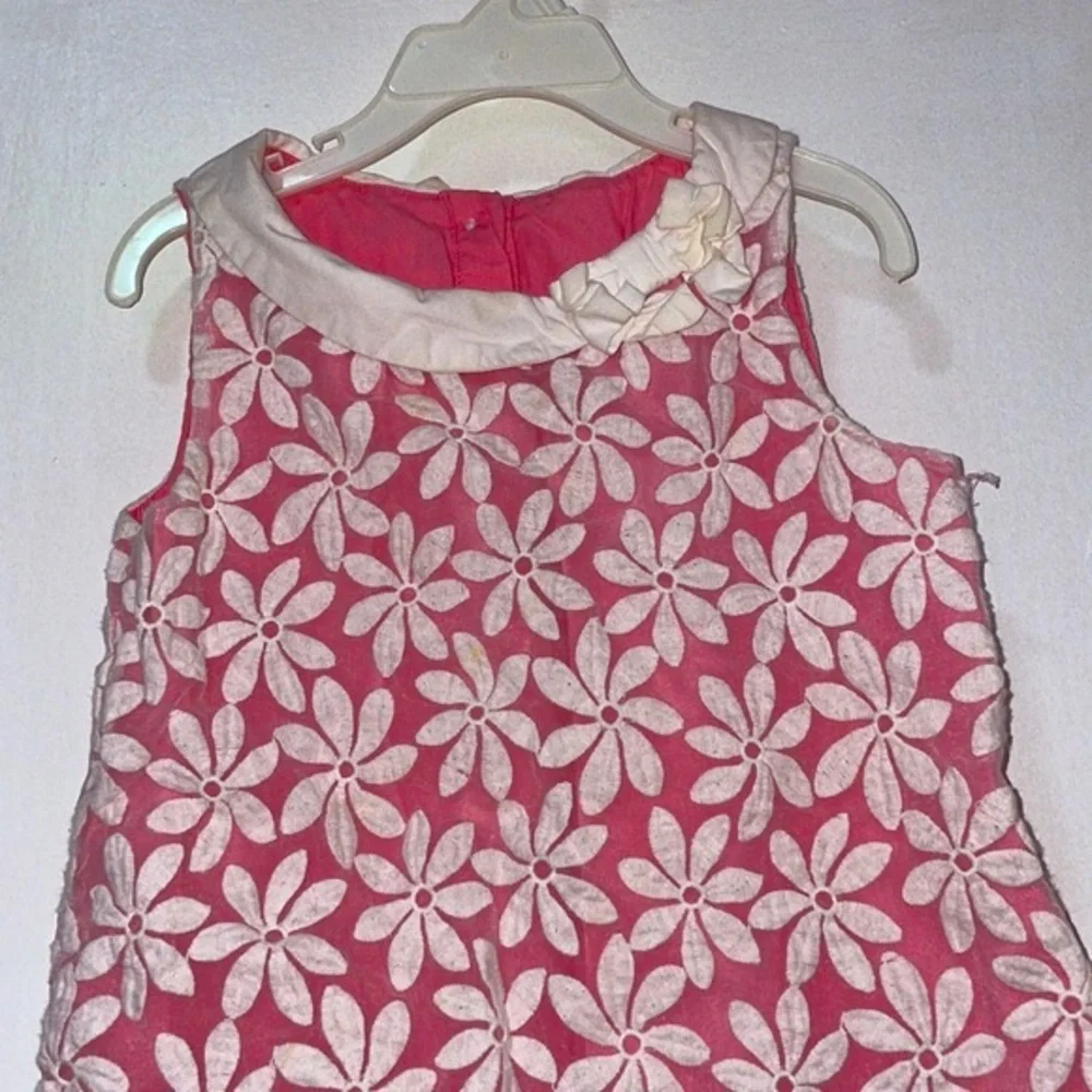 Gymboree Floral Pink & White Dress, Size 6